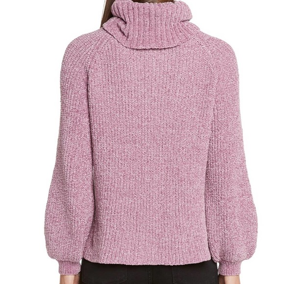 Willow & Clay Lilac Chenille Cowl Neck Sweater - Picture 9 of 9